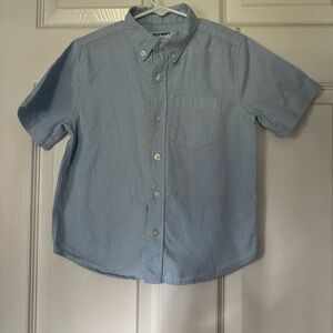 Old Navy Sky Blue Kids Button Down Shirt Size XS 5